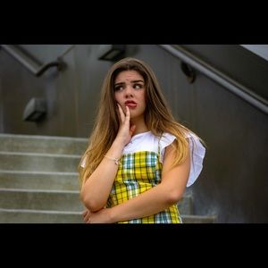 Yellow plaid Forever21 mini dress Clueless costume